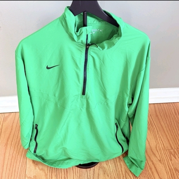 NIKE Golf Green Lightweight Pullover Jacket Anorak Size XL - Picture 1 of 3